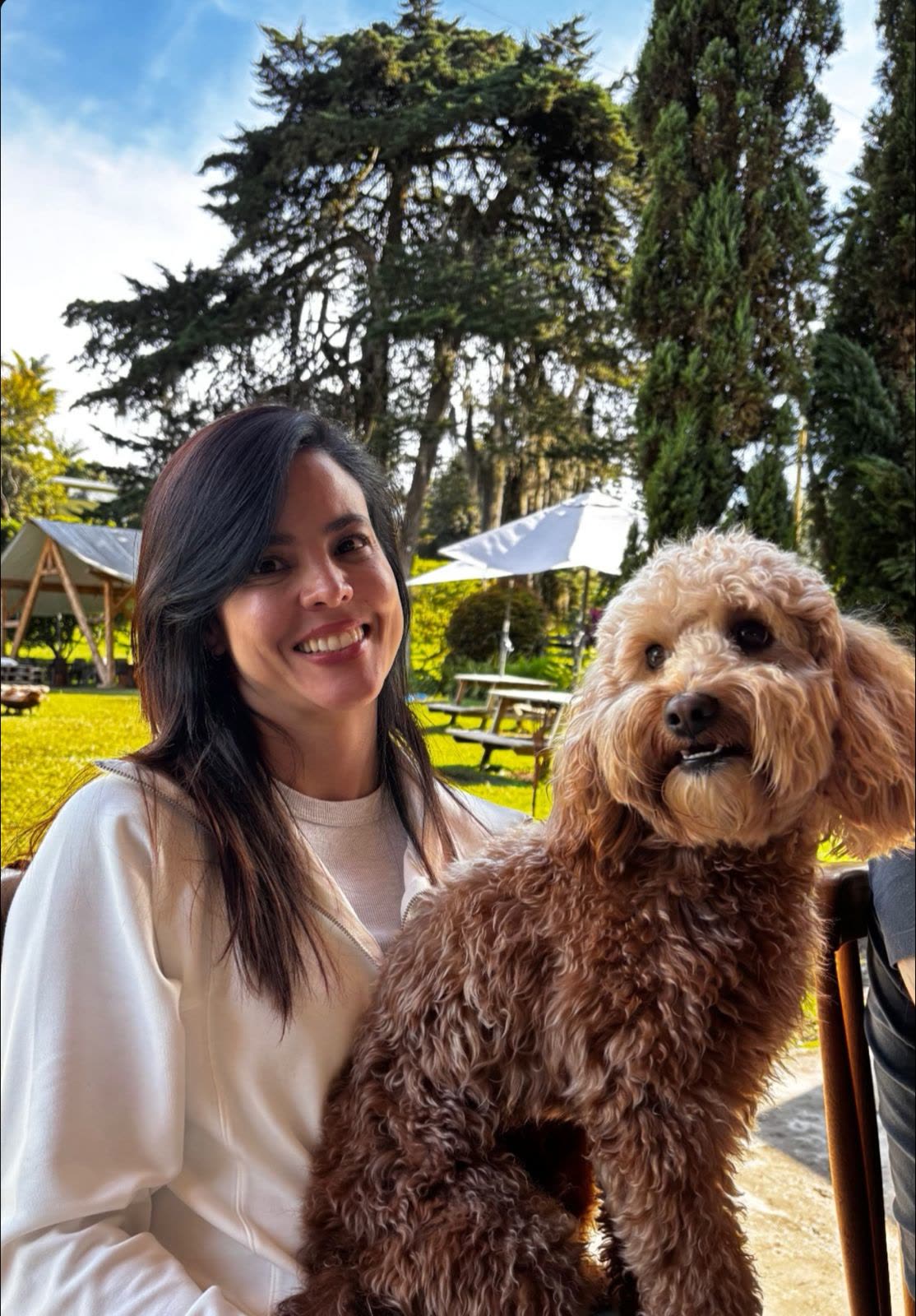 Pet friendly: perro en el jardín